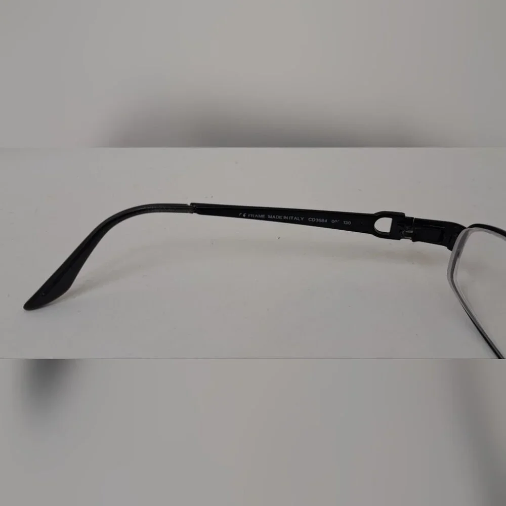 Christian Dior Womens Eye Glasses Frames Crystals Black Vintage CD3684 54-15-130
